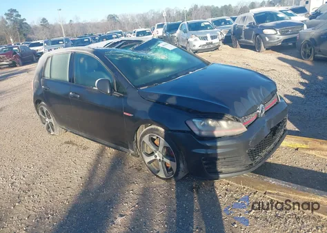 2015 Volkswagen Golf Gti 2.0T Se 4-Door из США, поврежденный, VIN 3VW4T7AU4FM006101